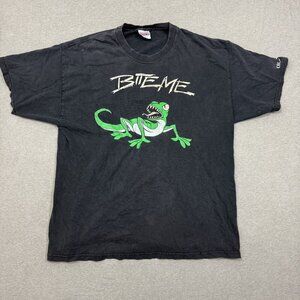 Vintage Hanes Bite Me T-shirt Size XL